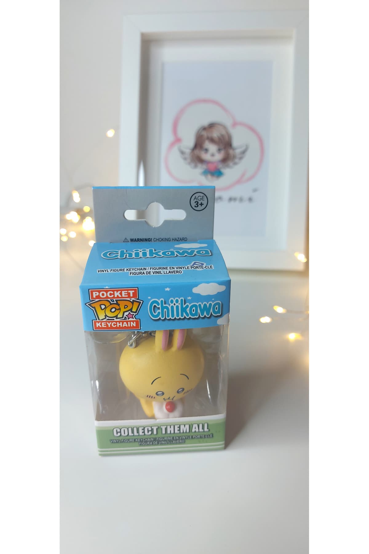 Pocket Pop Keychain Chiikawa Figür Anahtarlık - Pasta