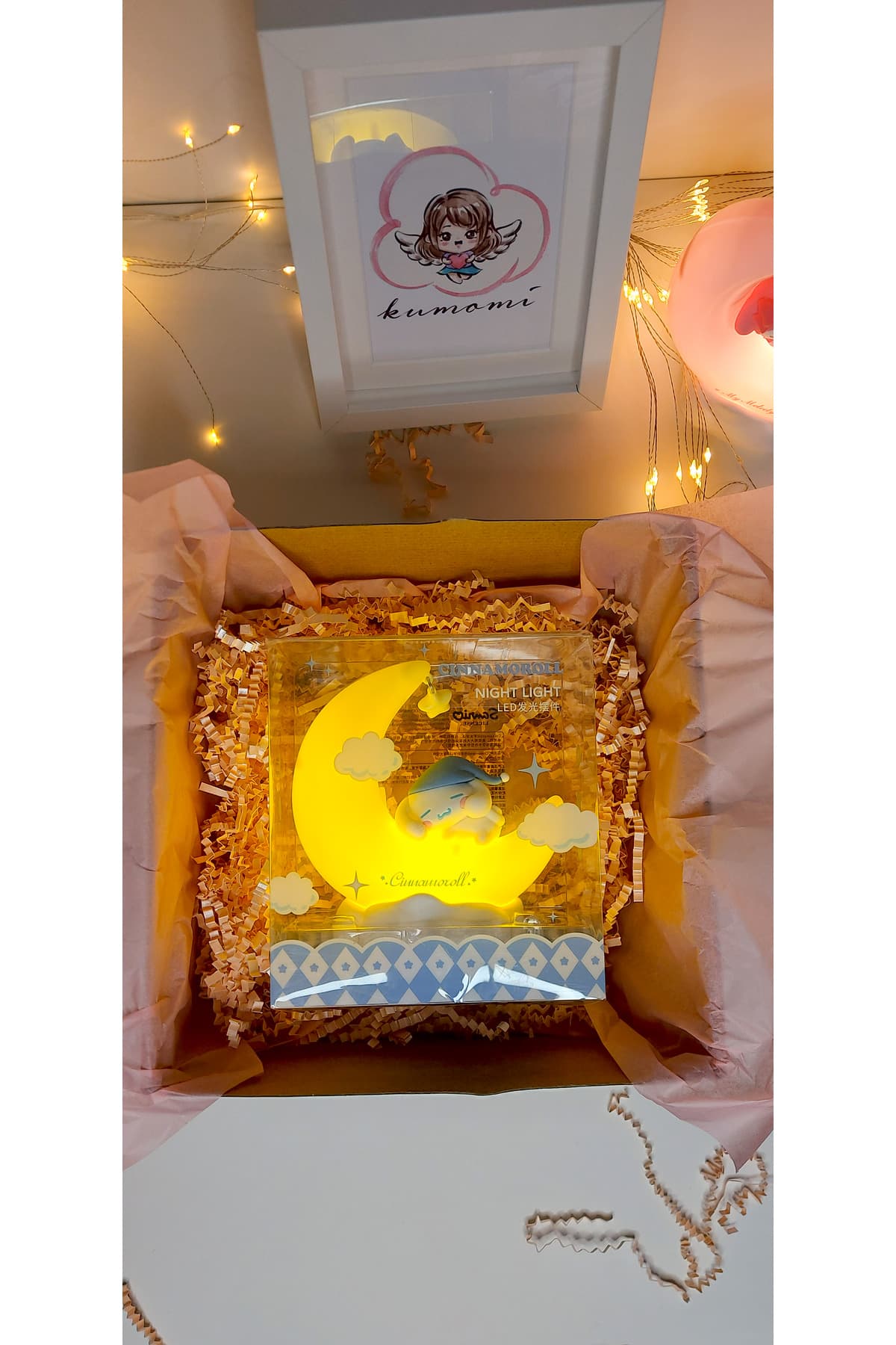 Cinnamoroll LED Şarjlı Gece Lambası