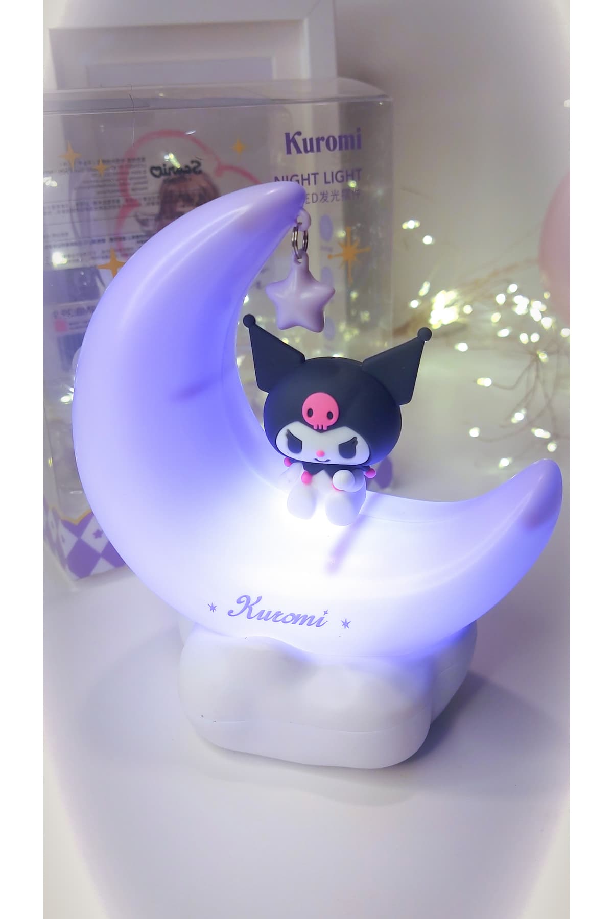 Kuromi LED Şarjlı Gece Lambası