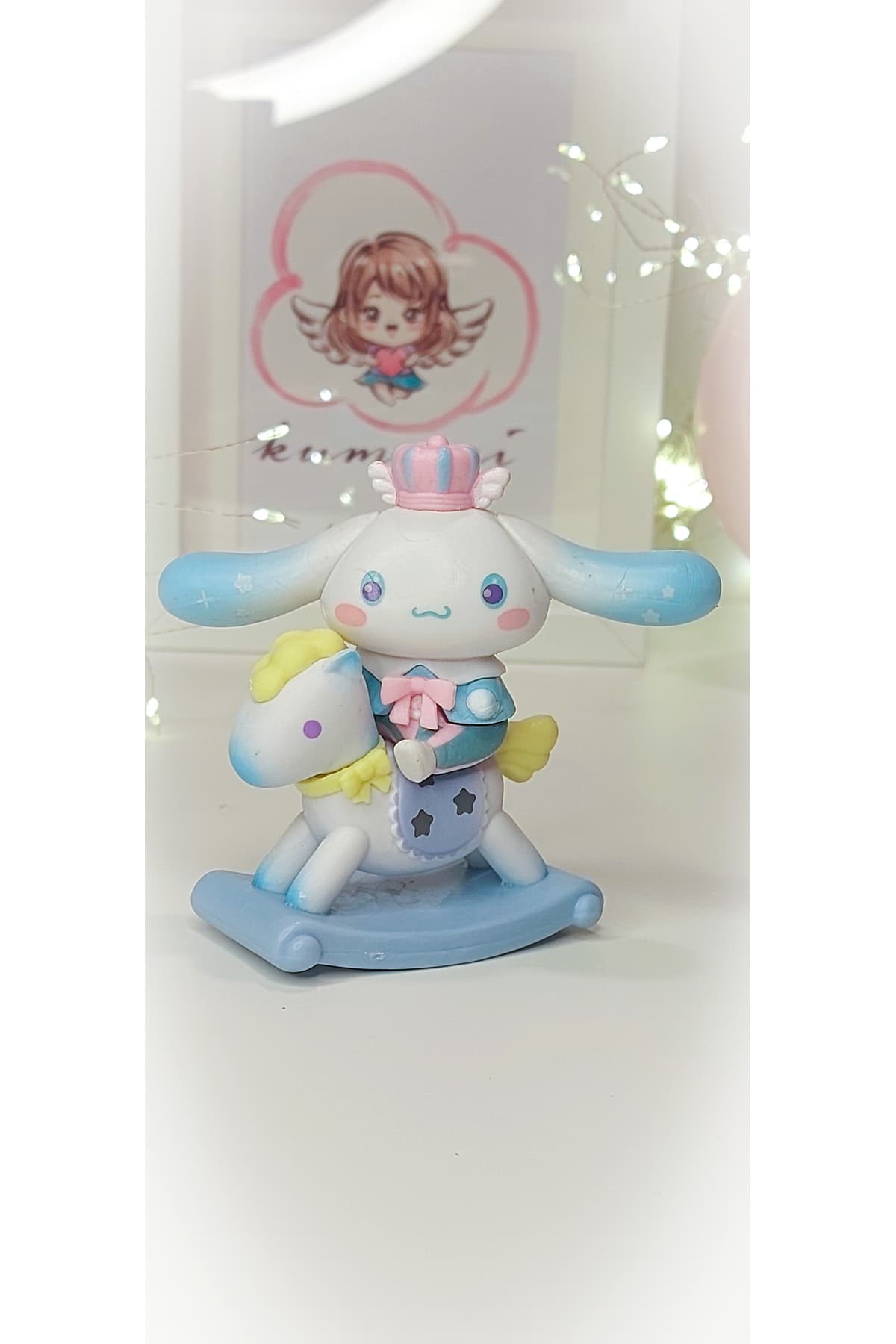 Cinnamoroll Atlı Figür